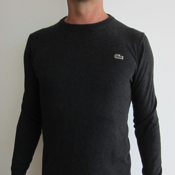 Men's Crew Neck Cotton Sweater - Picture 1 of 2